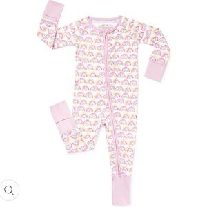 Little Sleepies pajamas (pastel rainbow)